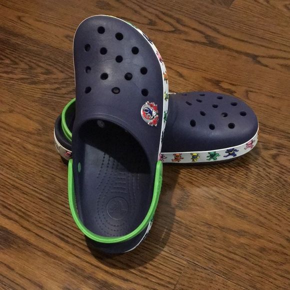 GRATEFUL DEAD CROCS 50th ANNIVERSARY M10 W12 - Picture 7 of 8